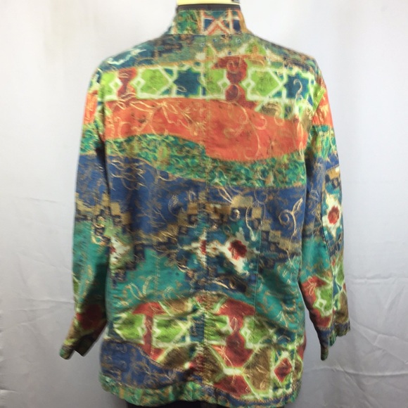 Chico’s Top Light Weight Jacket Size 2 - Picture 4 of 6